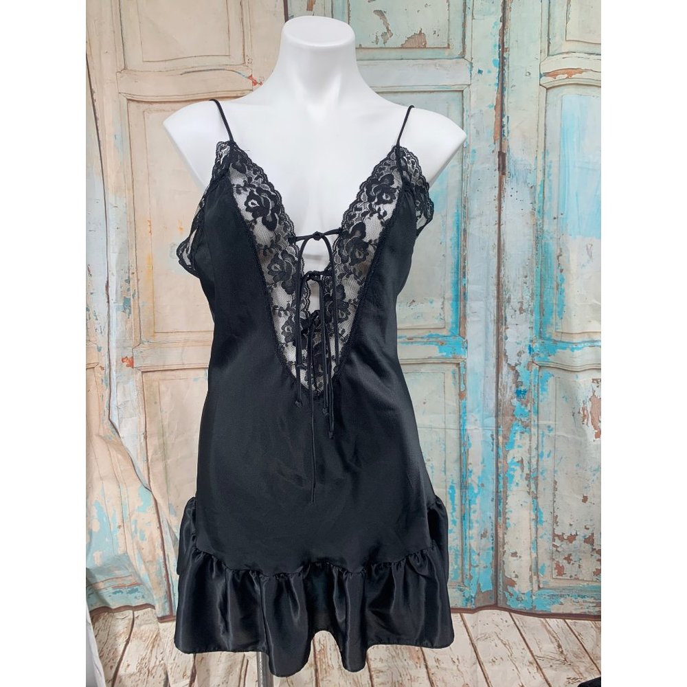 Feather Bed Intimates Black Medium - image 1